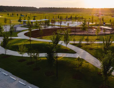 Camp Hall Industrial Park Amenities and Playground Constructed by Choate