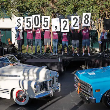 Choate Construction Cars & 'Q for the Cause Cystic Fibrosis Foundation