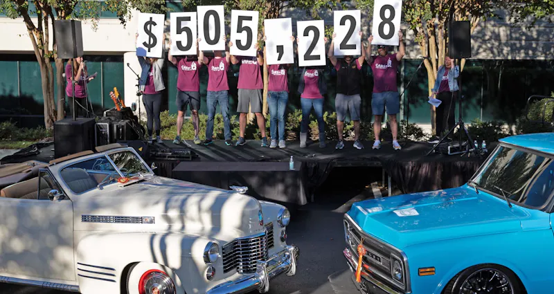 Choate Construction Cars & 'Q for the Cause Cystic Fibrosis Foundation