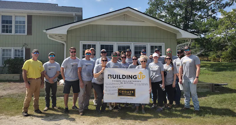 Choate Construction awards for community service and safety excellence Carolinas Associated General Contractors