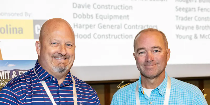 Choate Construction awards for community service and safety excellence Carolinas Associated General Contractors