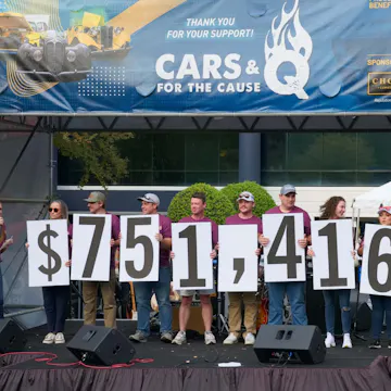 Choate Construction Cars & 'Q for the Cause Corporate Philanthropy Cystic Fibrosis Fundraiser