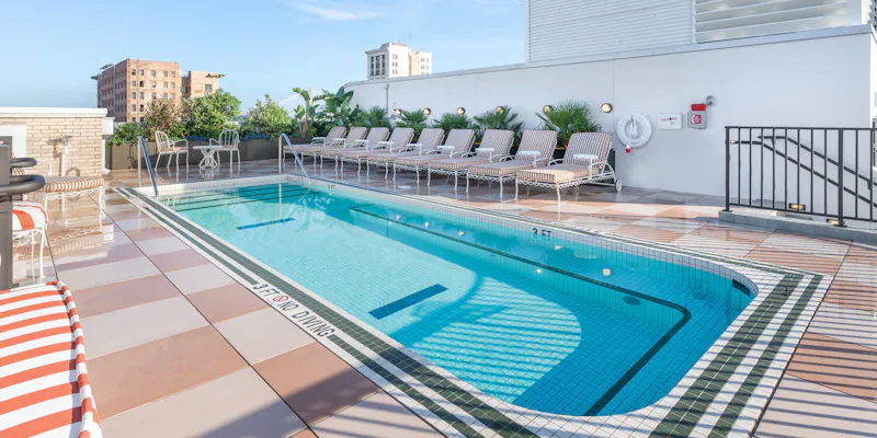 Choate Construction Municipal Grand Boutique Hotel Renovation Rooftop Pool